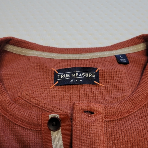 True Measure of a Man Long Sleeve Henley - Picture 3 of 10